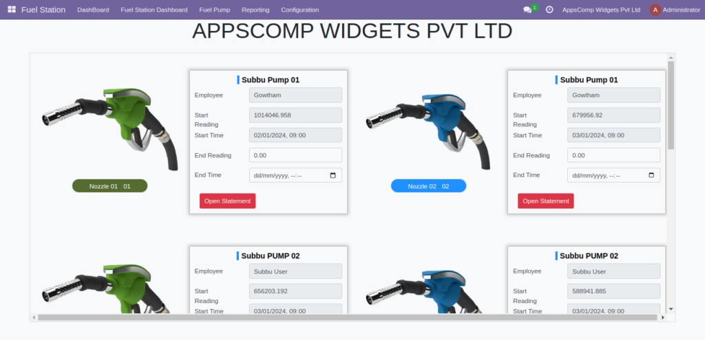 Fuel Station Management System